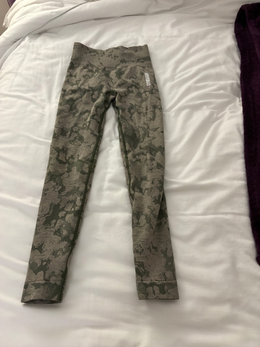 Gymshark Adapt Camo Seamless Leggings Green